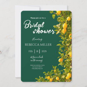 Lemon Grove Romance douche nuptiale Invitation