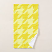 Lemon Houndstooth (Serviette à main)