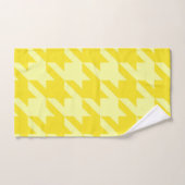Lemon Houndstooth (Serviette à main)