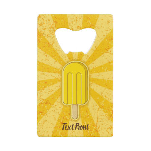 Lemon Ice Cream Stick Kredietkaart Flessenopener