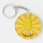 Lemon Ice Cream Stick Sleutelhanger (Voorkant)