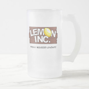 Lemon Inc. Logo Glass Mok