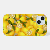 Lemon iPhone 15 Hoesje (Achterkant horizontaal)