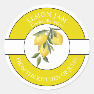 Lemon Jam Label