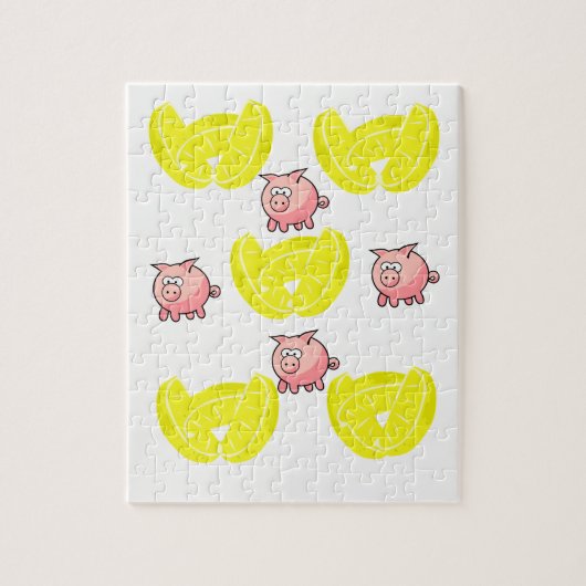 Lemon Jigzaag Puzzle Legpuzzel (Verticaal)