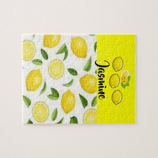 Lemon Jigzaag Puzzle Legpuzzel (Horizontaal)