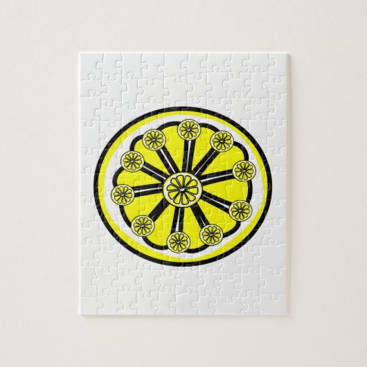 Lemon Jigzaag Puzzle Legpuzzel (Verticaal)