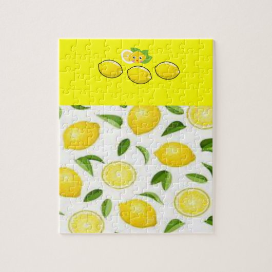 Lemon Jigzaag Puzzle Legpuzzel (Verticaal)