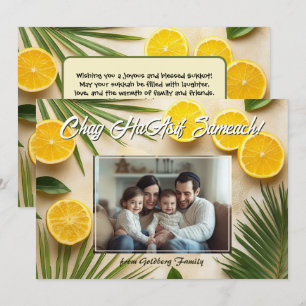 Lemon Joy Sukkot Wenskaart Kaart