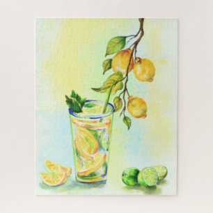 Lemon Juice Cool Drink Lemonade Jigzaag Puzzle Gif Legpuzzel