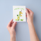 Lemon Juice Cool Drink Lemonade Summer Party Flyer (Hand)