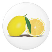 Lemon Kitchen Decor Keramische Knop (Voorkant)