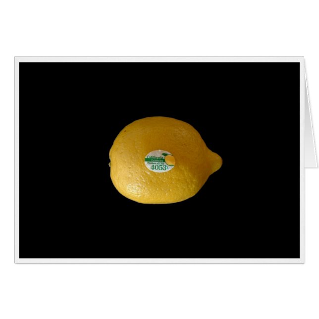 Lemon Label (Voorkant Horizontaal)