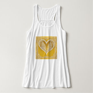 Lemon Lace AI art Tanktop