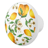 Lemon Leaf Fruit Keramische Knop (Rechts)