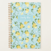Lemon Light Blue Spiral Planner (Voorkant)