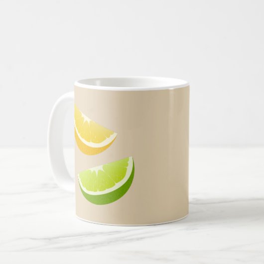 Lemon & Lime Citrus Coffee Mug Gift (Devant gauche)