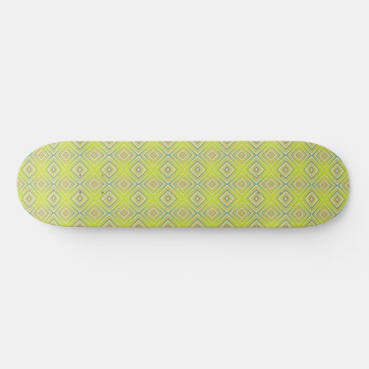 Lemon Limoen Alternative Diamond Pattern Skateboard (Horizontaal)