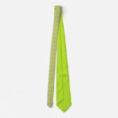 Lemon Limoen Alternative Diamond Pattern Stropdas (Achterkant)