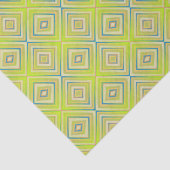 Lemon Limoen Alternative Diamond Pattern Tissuepapier (Detail)