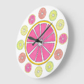 Lemon Limoen Grapefruit Sinaasappel Citrus Fruit K Grote Klok (Hoek)