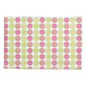 Lemon Limoen grapefruitsap Sinaasappel citrusvruch Kussensloop (Achterkant)