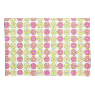 Lemon Limoen grapefruitsap Sinaasappel citrusvruch Kussensloop