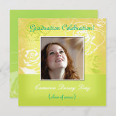 Lemon limoen Rozen Kaart (Voorkant / Achterkant)