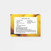 Lemon Loaf Recipe Post-it Notes (Voorkant)