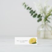 Lemon Logo Mini Visitekaartje (Staand voorkant)