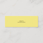 Lemon Logo Mini Visitekaartje (Achterkant)