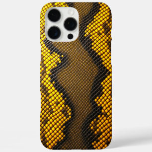 Lemon Luxe: Gele Slang Ontwerp iPhone 16 Pro Max Hoesje