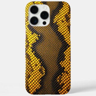 Lemon Luxe: Gele Slang Ontwerp iPhone 16 Pro Max Hoesje