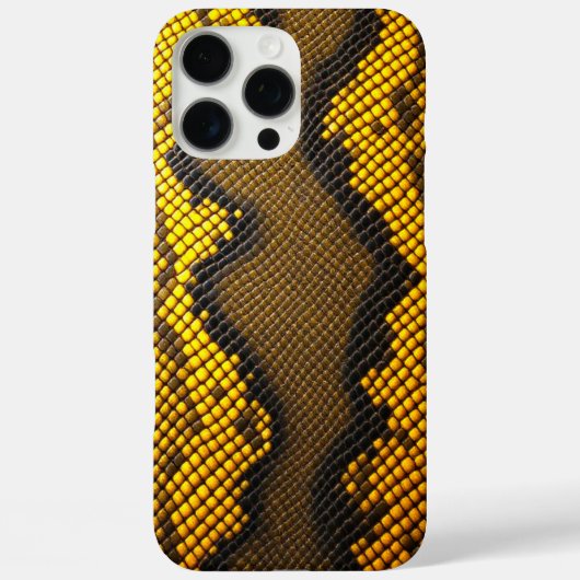 Lemon Luxe: Gele Slang Ontwerp Case-Mate iPhone Case (Achterkant)
