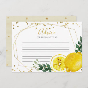 Lemon Main Squeeze Advice Card Advieskaart