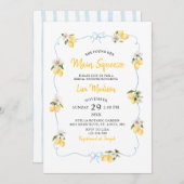 Lemon main squeeze Bridal shower invitation Kaart (Voorkant / Achterkant)