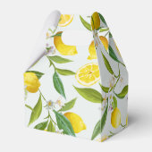 Lemon Main Squeeze Bruiloft Favor Doos Bedankdoosjes (Achterkant)