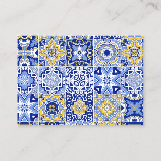 Lemon Mediterraans Boho Arch RSVP Behuizing Kaart (Achterkant)