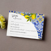 Lemon Mediterraans Boho Arch RSVP Behuizing Kaart