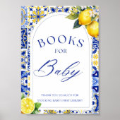 Lemon Mediterraanse boeken voor Baby Sign Poster (Voorkant)