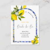 Lemon Mediterranean Boho Arch Vrijgezellenfeest Re Informatiekaartje (Voorkant)