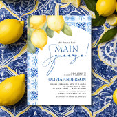 Lemon Mediterranean Main Squeeze Vrijgezellenfeest Kaart