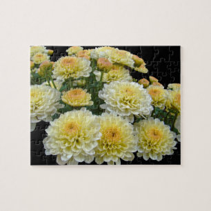 Lemon Meringue Chrysanthemums Legpuzzel