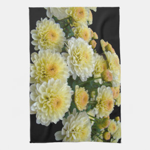 Lemon Meringue Chrysanthemums Theedoek