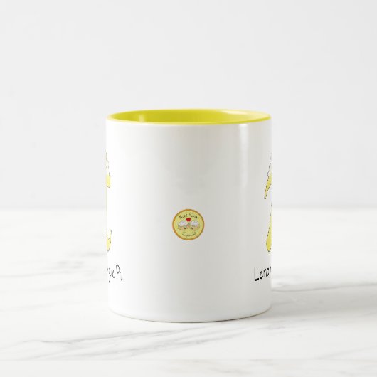 Lemon Meringue Pi Cute Wiskunde Pi Day Koffie Mok (Center)