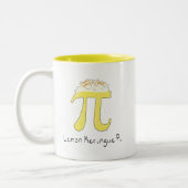 Lemon Meringue Pi Cute Wiskunde Pi Day Koffie Mok (Links)