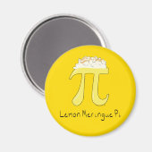 Lemon Meringue Pi Cute Wiskunde Pi Day Magnet Magneet (Voorkant / Achterkant)