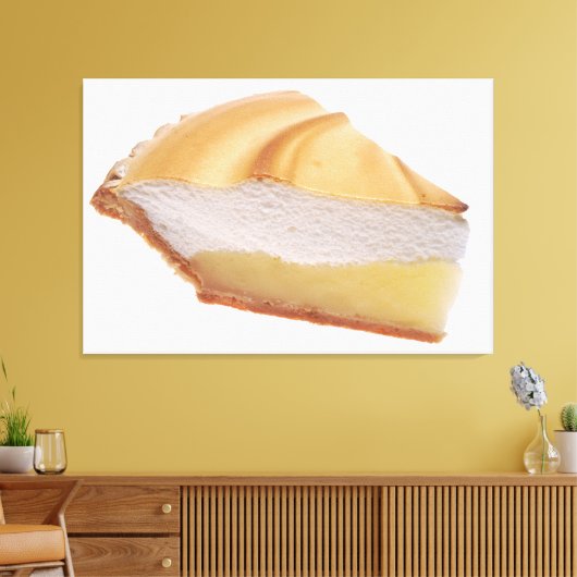 Lemon Meringue Pie Canvas Afdruk (Insitu (Woonkamer))