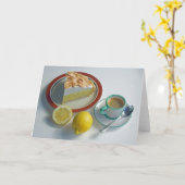 Lemon Meringue Pie Kaart (Gele Bloem)