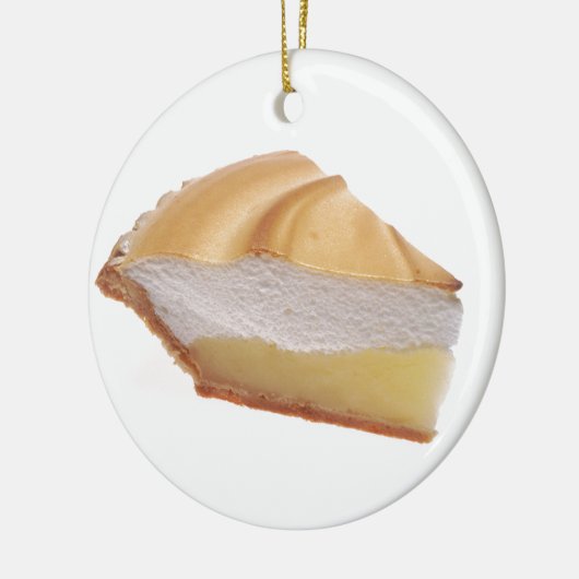 Lemon Meringue Pie Keramisch Ornament (Links)